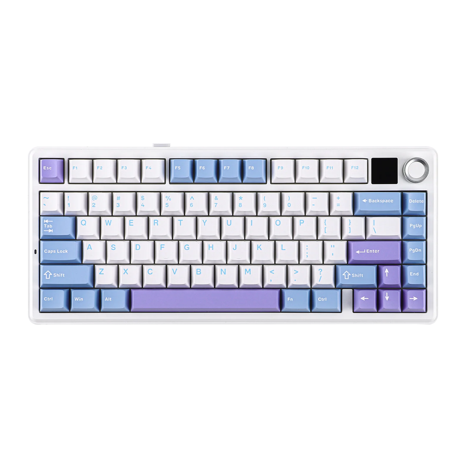 EPOMAKER X AULA F75 MAX Compact 75% ANSI Layout Wired/Bluetooth/2.4GHz Wireless Mechanical Keyboard with TFT Screen and a Knob